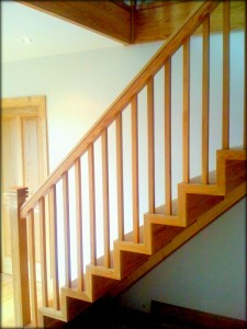 Modern Oak String-less Stairs