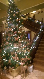 Christmas Staircase at Hayfield Manor Co. Cork Ireland