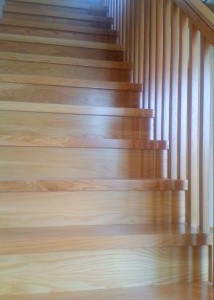 Modern Oak String-less Stairs