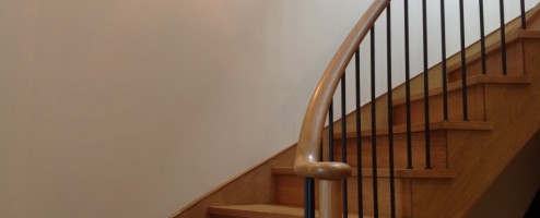 Simple Elegant Curved Staircase