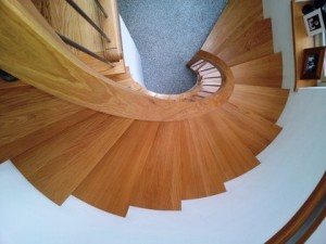 Oak, curved, stairs ireland, staircase, ireland