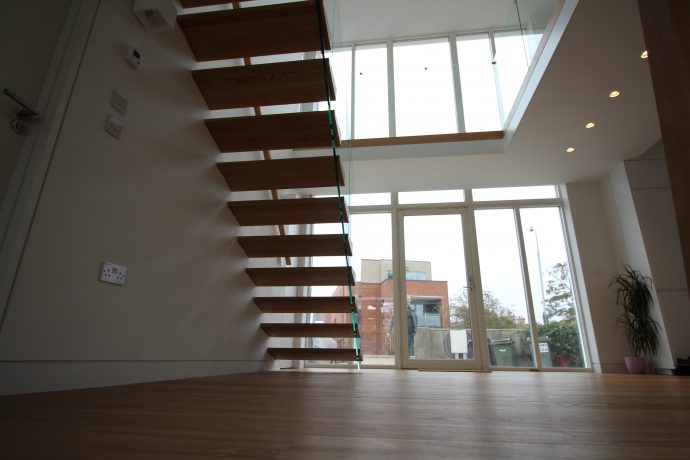 Bespoke Modern Cantilevered Stairs