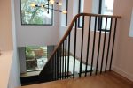 Mono String Modern Stairs with curved handrail