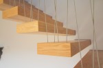 floating oak treads stairs open risers