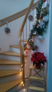 Christmas Staircase Decorations