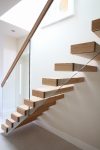 Floating Glass Stairs balustrade