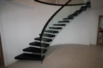 Helical, staircase, ireland, jea, oak, glass, design