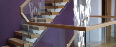 Modern Monostring Stairs